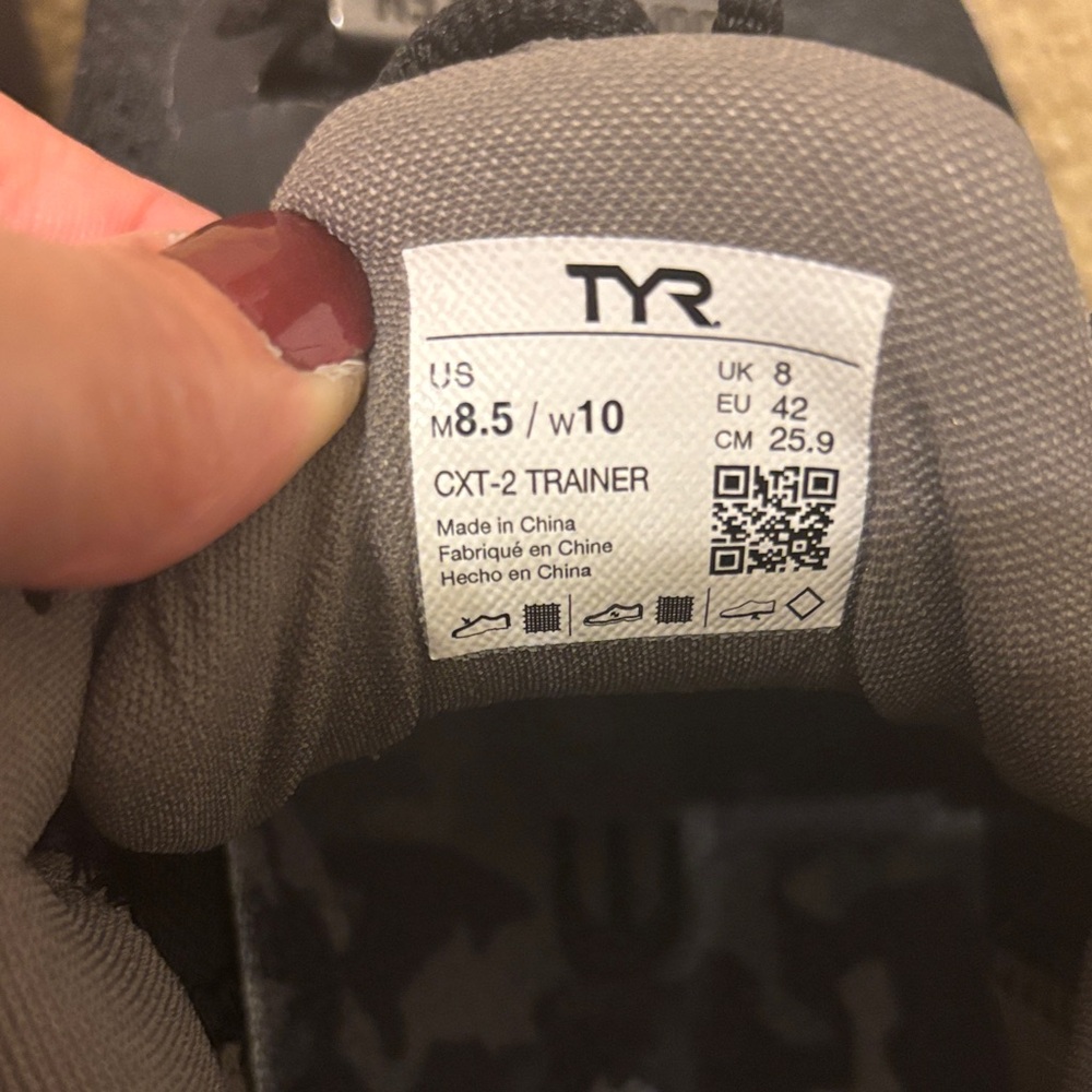 TYR CXT-2 CUSTOM TRAINER - Men’s size 8.5 - Picture 4 of 4